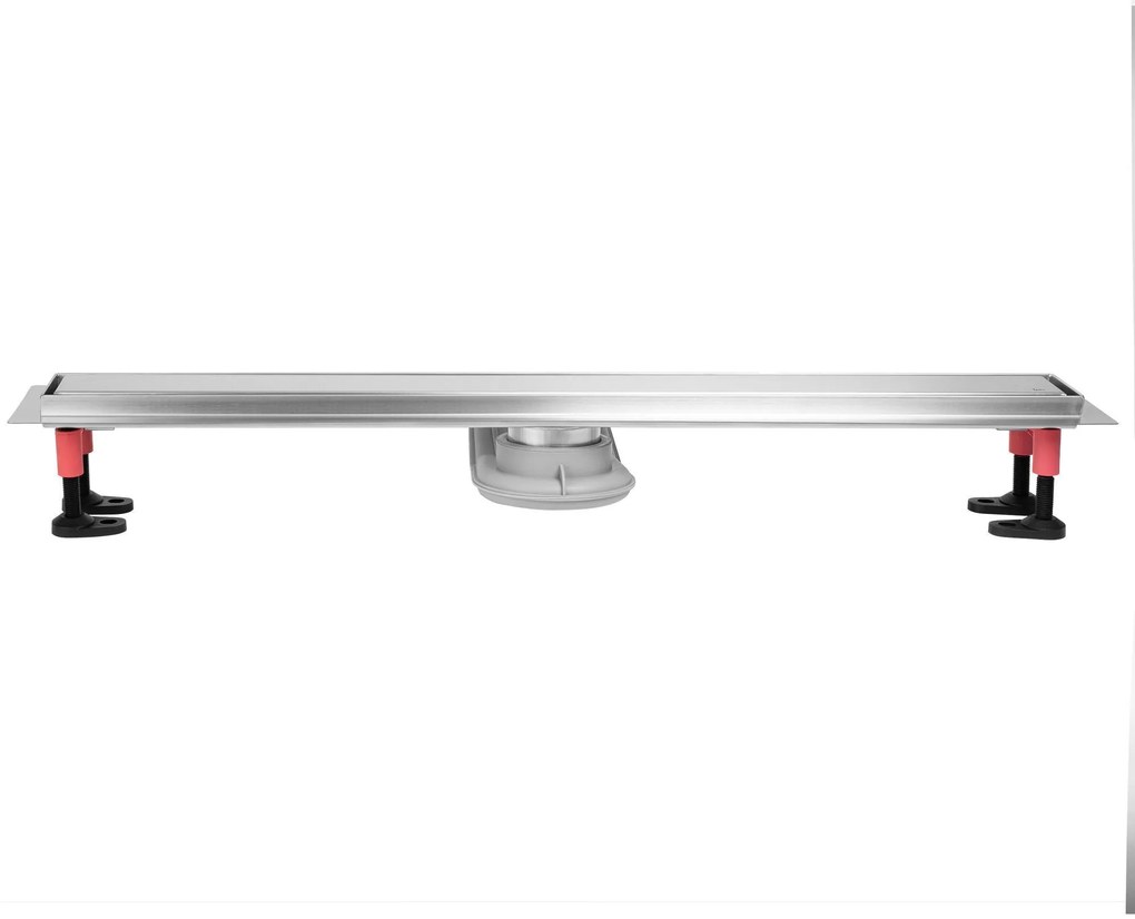 Rea Neox Superflow, odtokový žľab 80cm, brúsená oceľ, REA-G2707