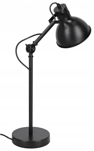 Stolná lampa 1xE27/40W/230V čierna