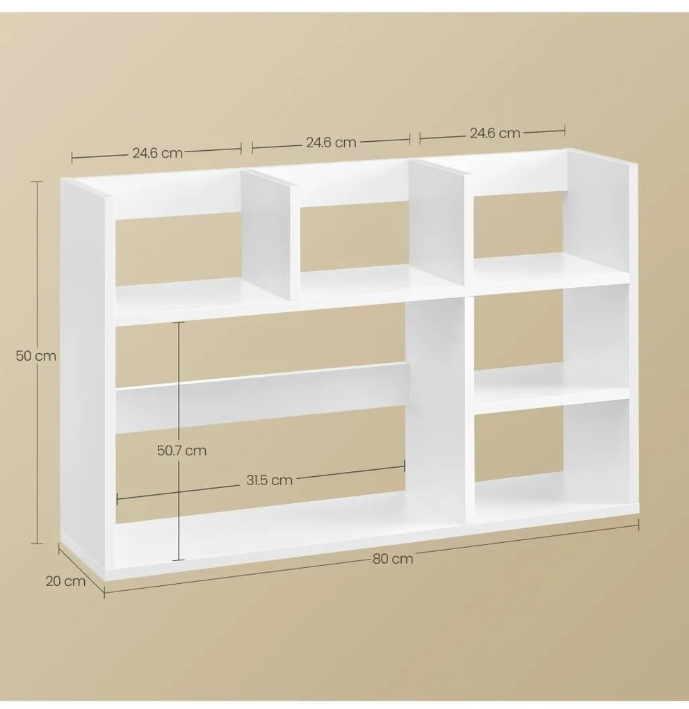 Kuchyňská police Coke bílá