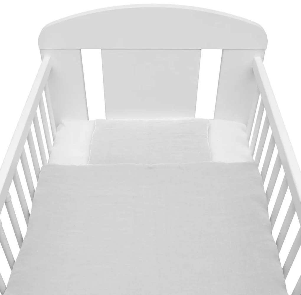 Mušelínový set s výplňou New Baby 80x70 cm ecru