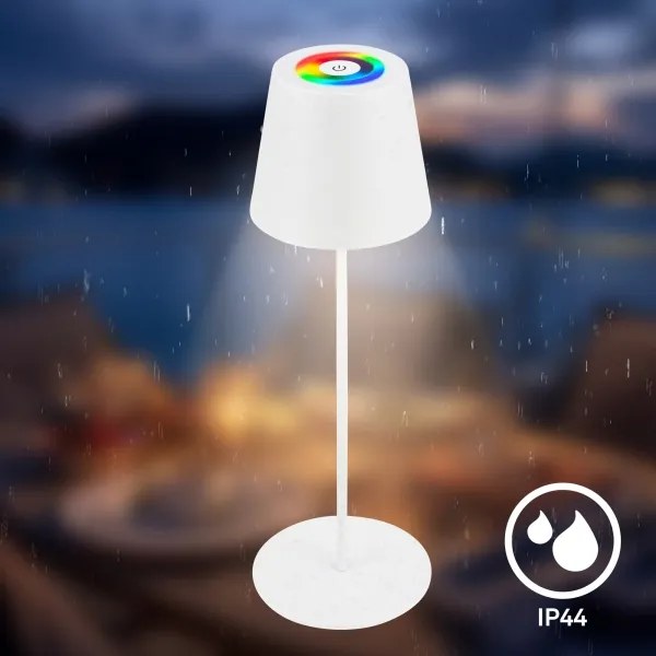 Briloner 7559016-LED RGB stolná lampa COLORIS 3,5 W/5 V IP44 2000 mAh Wi-Fi Tuya