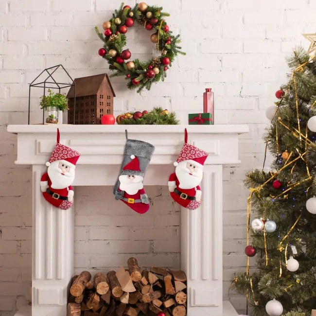 Vianočná dekorácia MORYS biela / červená