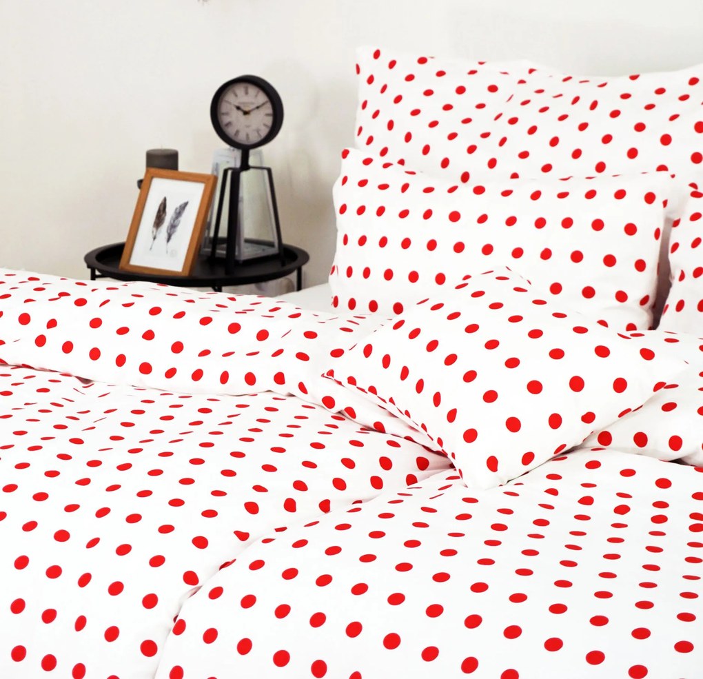 Obliečky Rím červené EMI: Francúzsky set1 200x220 + 2x (70x90)