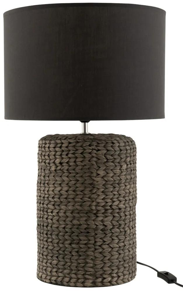 Stolná lampa s textilným tienidlom Odile - Ø 42 * 68 cm