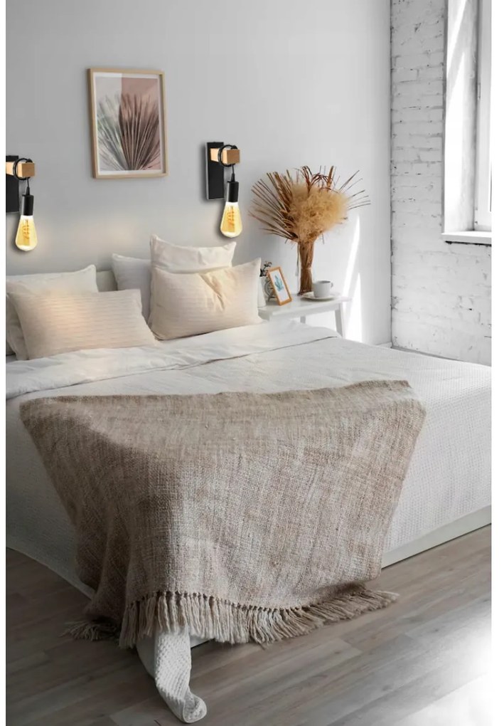 BERGE LED nástenné svietidlo 1x E27 Loft