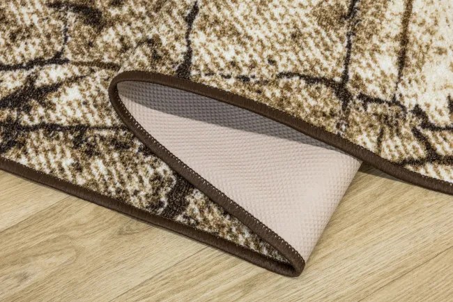 Protišmykový behúň Grain 17 hnedý / béžový