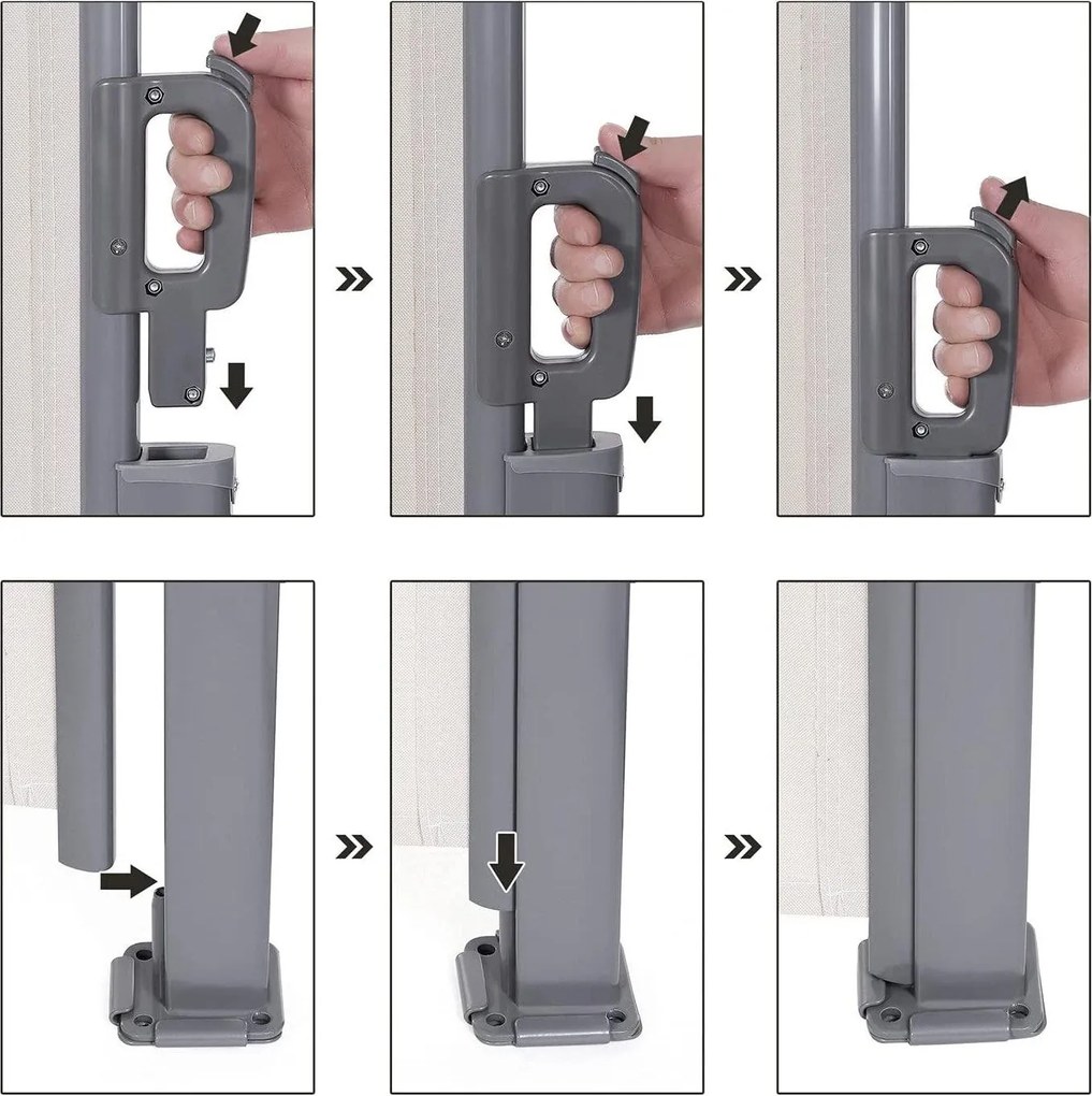 Bočná markíza 200 x 350 cm, béžová