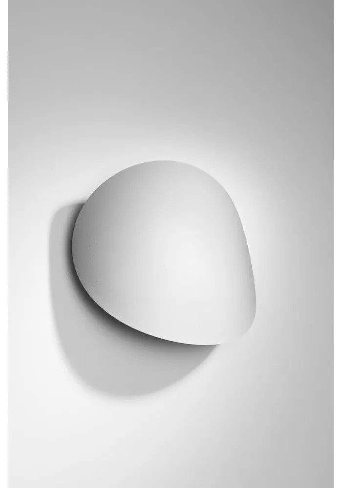Biele nástenné svietidlo Sollux Junker