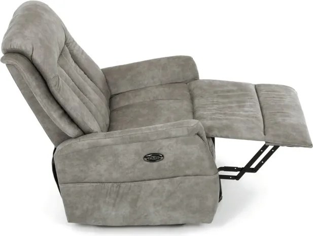 Polohovacie kreslo sivé, elektrické TV-Q8575 GREY3