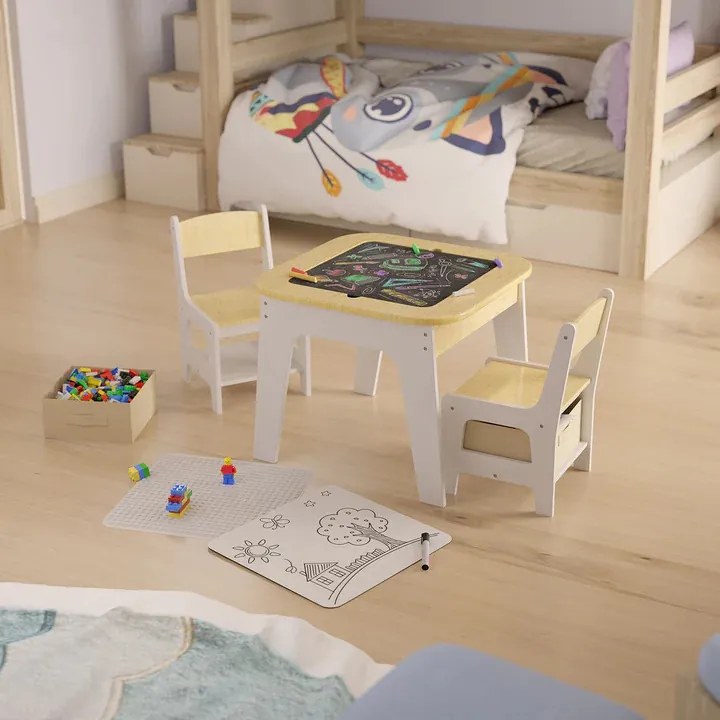InternetovaZahrada Detský drevený set Milou - prírodný