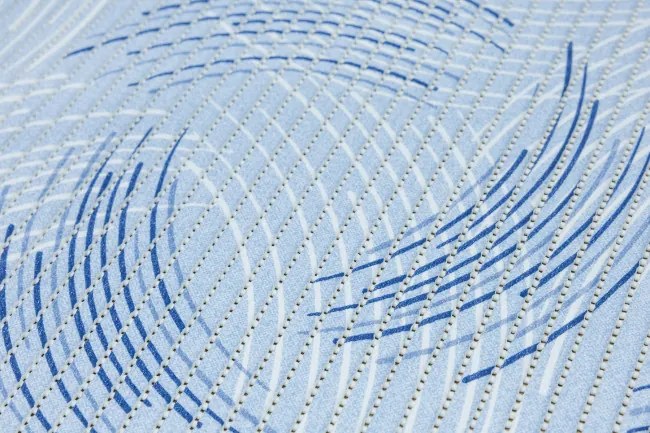 Kúpelňová penová rohož 88A modrá