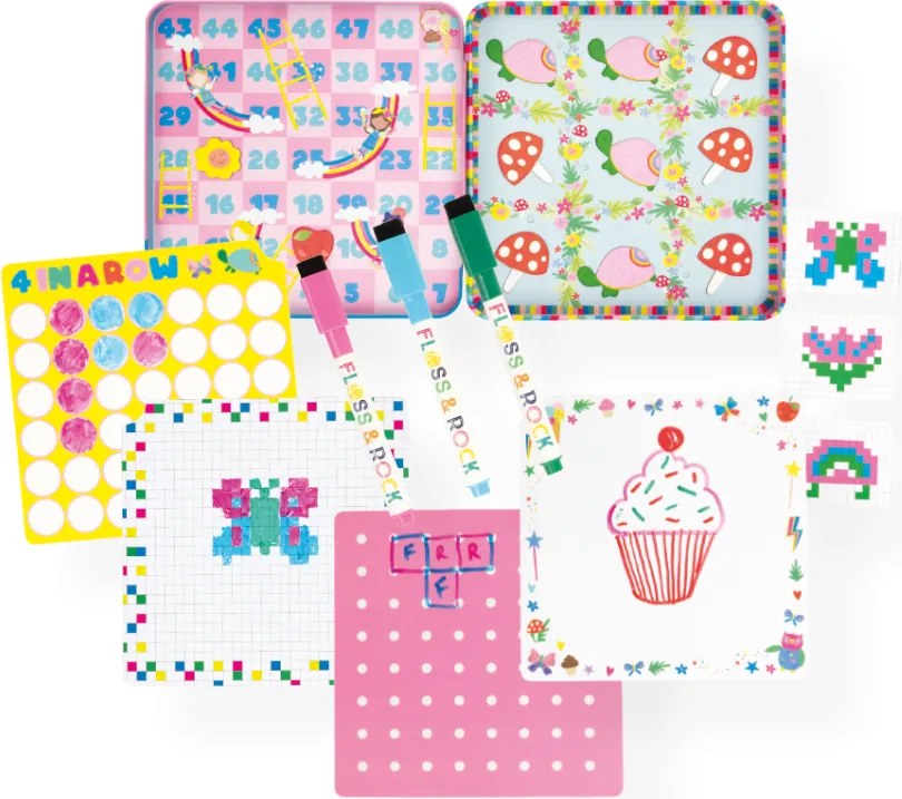 Magnetická zábava a vyfarbovanie Rozprávková dúha