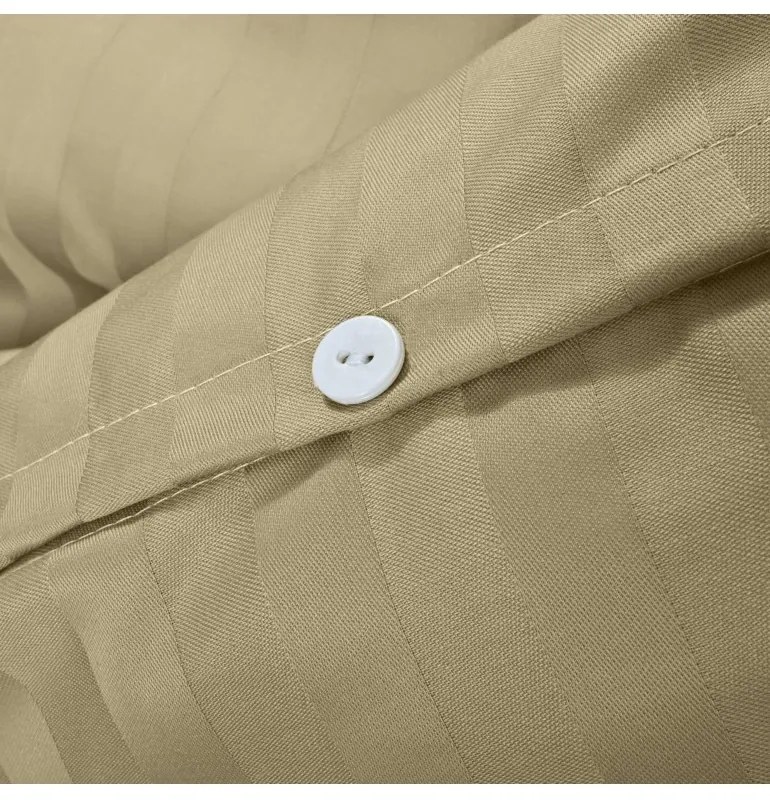 Obliečky damaškové cappuccino EMI, Štandardný set jednolôžko obsahuje 1x 140x200 + 1x 70x90