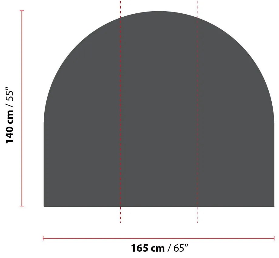 Samolepka na stenu 165x140 cm Storm Gray - Ambiance