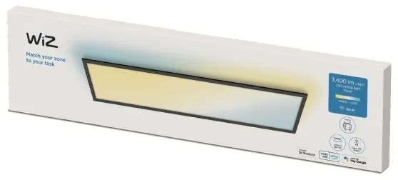 WiZ - LED Stmievateľný panel SUPERSLIM LED/36W/230V 2700-6500K Wi-Fi čierna