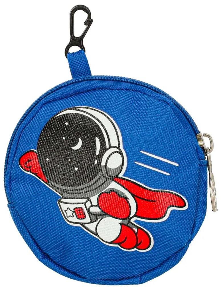 KIK Vesmírny detský batoh pre predškolákov 3+ – ľahký modrý astronaut, 7 l