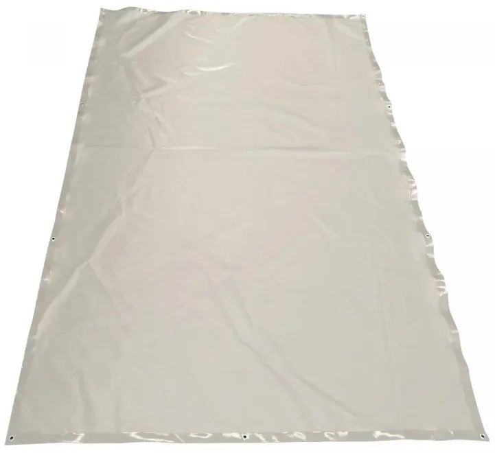 JAGO plachta 650 g/m², hliníkové oká, sivá, 4 x 7 m