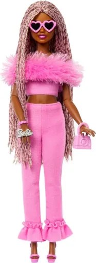 Mattel Barbie HYV28 Deluxe Style ružová módna bábika