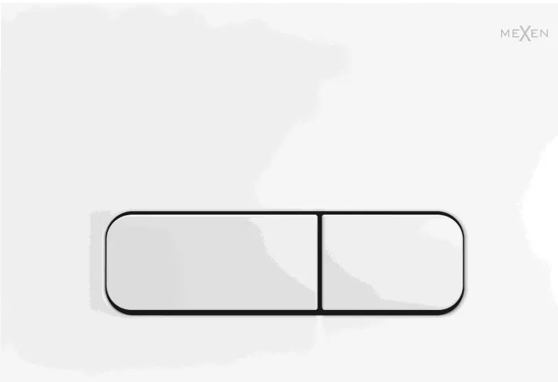 Mexen Fenix 02, splachovacie tlačidlo pre Mexen modul, biela matná, 600220