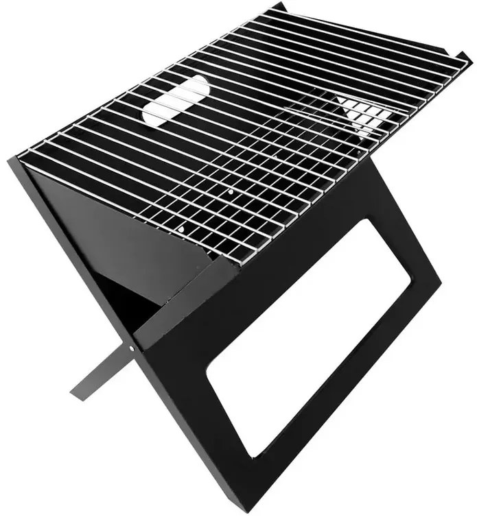 Zaparkorun Kufríkový skladací gril na drevené uhlie BBQcase
