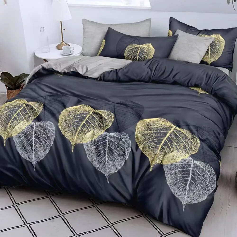 Posteľné obliečky Homa EZRA LEAFS 7-dielna sada 140x200 cm