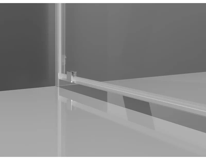 Mexen Exo, sprchovací kút s krídlovými dverami 70 x 90 cm, 6mm číre sklo, chrómový profil, 8181-070-090-01-00