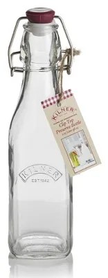Kilner Fľaša hranatá s uzáverom 0,25 l