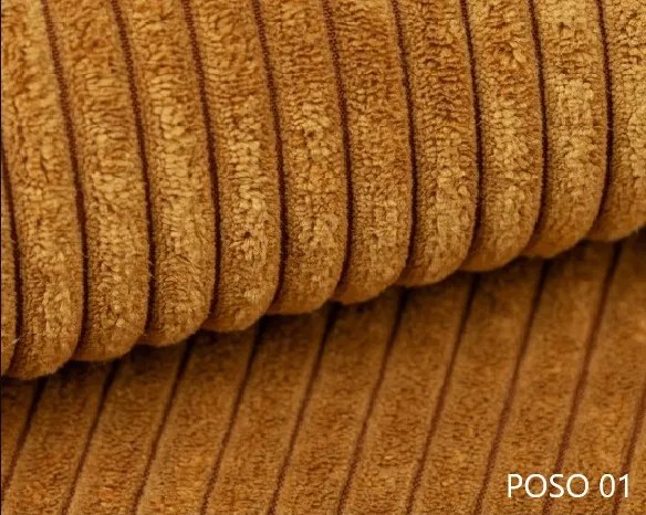 Rohová sedačka Denia (P) (horčicová). Akcia -20%. Vlastná spoľahlivá doprava až k Vám domov. 1133108