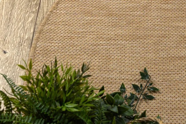 Koberec SIZAL SION A5165A prírodný kruh