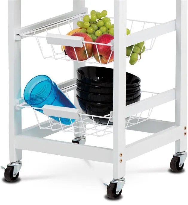 Autronic BONTEC Regál, mdf, biela, DR-043 Farba: Biela