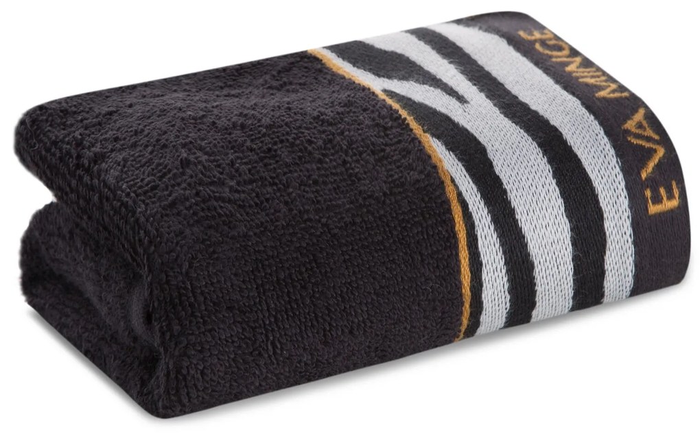 BAVLNENÝ UTERÁK EVA MINGE22 30X50 CM ČIERNA