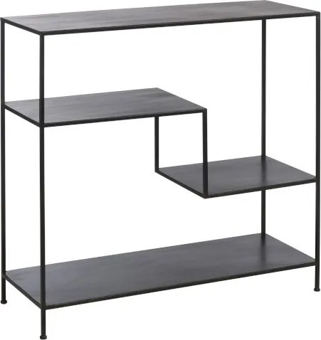Kovový čierny policový regál Scale -101*39*96cm