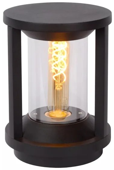 Lucide 15804/22/30 - Vonkajšia lampa CADIX 1xE27/15W/230V 22 cm IP65 čierna