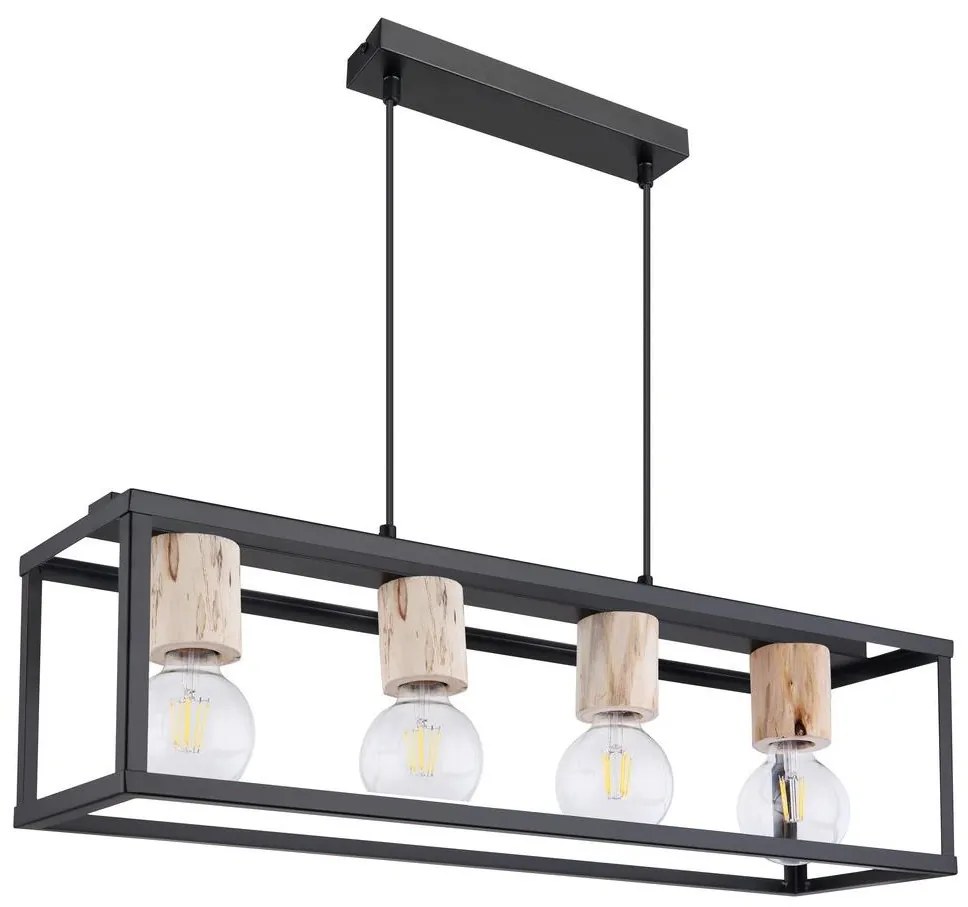 Globo 15476-4H - Luster na lanku HAGAR 4xE27/60W/230V