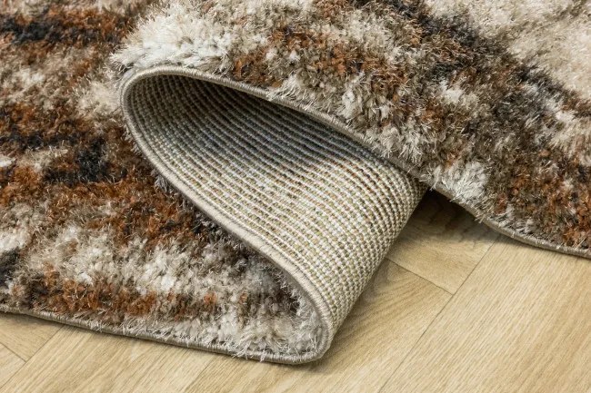 Koberec SHAGGY PUFFY Y615B antracitový / medený