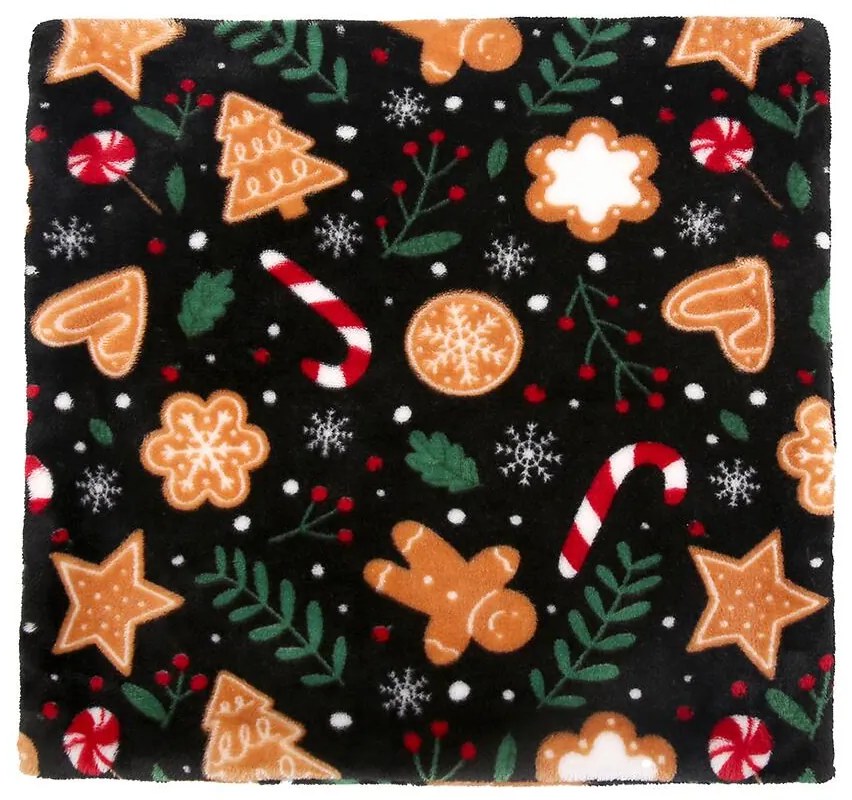 Obliečka na vankúš Christmas 40x40 cm čierna