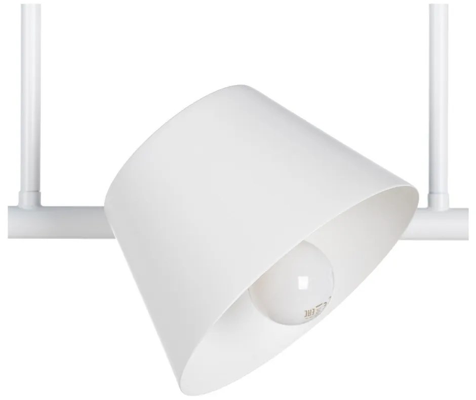 Biele stropné svietidlo 38x62,5 cm Simplico – Ixia