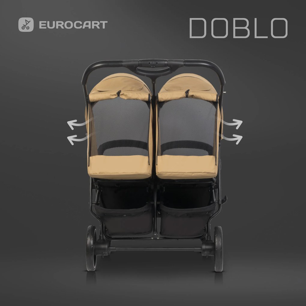 Súrodenecký kočík Euro-Cart Doblo Camel