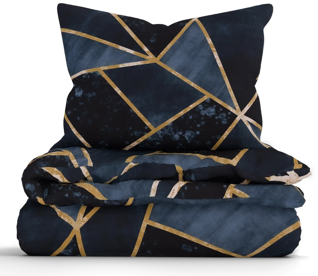 Francúzske bavlnené obliečky Renforcé - Marco zelené