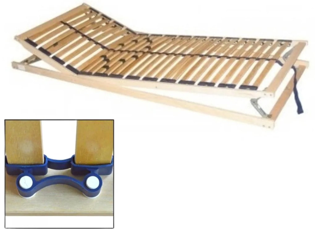 Lamelový rošt polohovateľný OPTIMAL HN 5V - 100x200cm