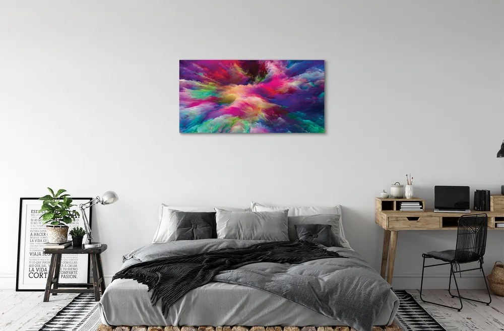 Obraz na plátne fraktály farebné 120x60 cm