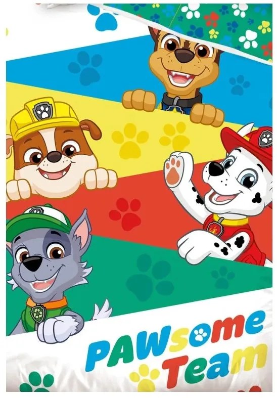 Obliečky Tlapková Patrola Pawsome team 140x200/70x90 cm