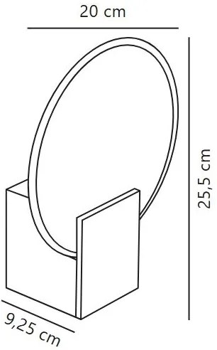 Nordlux - LED stmievateľné nástenné svietidlo do kúpeľne HESTER LED/9,5W/230V IP