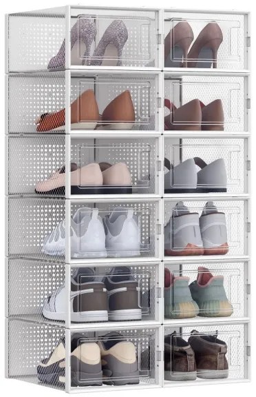 Modulárny regál s priehradkami BOXIFY biely