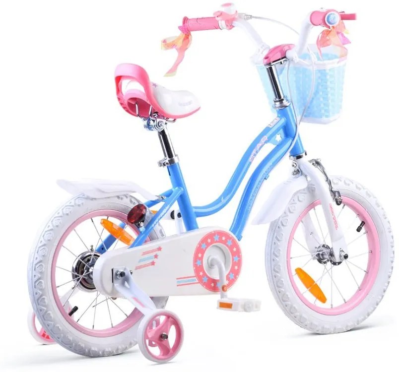 Detský bicykel STAR GIRL 14 RoyalBaby RB14G-1 - modrý