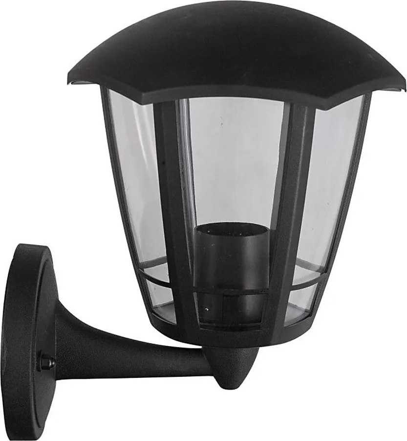 Vonkajšia nástenná lampa 1xE27/42W/230V IP44 čierna