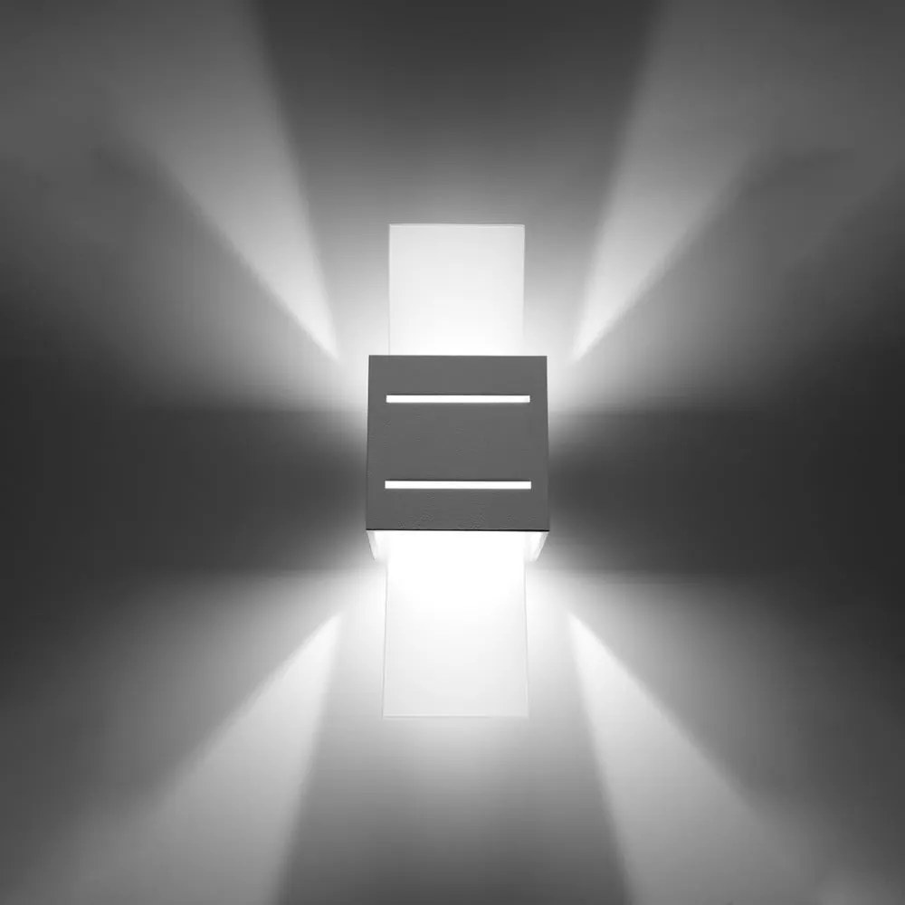 Biele nástenné svietidlo Carlo – Nice Lamps