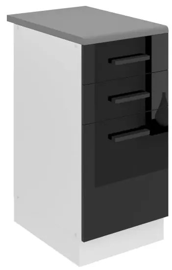 Kuchynská skrinka spodná 40 cm šuflíky INF SDSZ40WS/0/WT/B/B/B1/PP