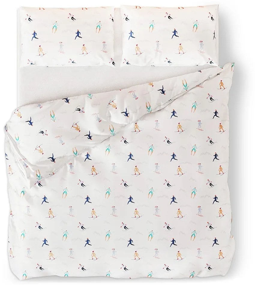 Flanelové obliečky na dvojlôžko AmeliaHome Snuggy Aspen, 200 x 220 cm