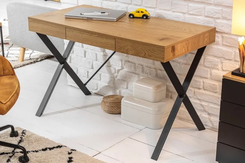 Písací stolík Desk Studio 110cm dubový vzhľad